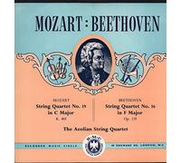 CM 11 AEOLIAN STRING QUARTET Mozrt/Beethoven Quartets LP 1960