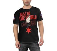 CM Best Punk World T-Shirt à Manches Courtes pour Homme, imprimé sur Le thème du Catch WWE, Collection Comfort Fans Peripheral L