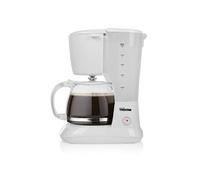 AudioSonic Cafetière électrique Tristar CM-1252 1,25 L anti-goutte verseuse en verre blanc
