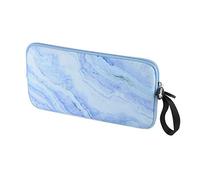 CM Housse de protection en néoprène pour clavier compatible avec clavier Magic Keyboard 1 et 2, clavier sans fil, souris magique, pavé tactile et pavé tactile sans fil (motif marbre bleu)