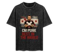 Cm Punk Best in The World Mens T-Shirt Black Unisex Top Tee M