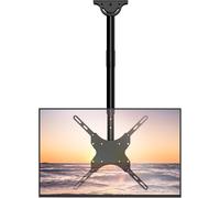 Cm2665 Support De Plafond Inclinable Et Pivotant Pour Écran Plat De 26 À 65"", Supporte Jusqu'À 50 Kg, Vesa Max 400 X 400 Mm, Support Plafond Plat Et Incliné, Noir