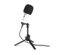 CM320B - Microphone Studio USB avec Trépied - Blanc
