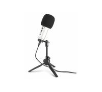 Vonyx CM320B - Microphone Studio USB avec Trépied - Titane Gris G