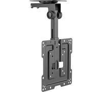 Cm422M Support De Plafond Pour Tv De Qualité Supérieure, Inclinable Jusqu'À 105° Pour Toit Incliné, Hauteur Réglable, Charge Maximale 20 Kg, Vesa 200 X 200, Jusqu'À 43