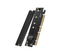 UGREEN Adaptateur M.2 NVMe SSD vers PCIE x4 x8 x16, PCIE 4.0 64 Gbps, Key M Key BM 4 Tailles Possibles 2280 2260 2242 2230, Capacité 2 to