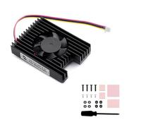 CM5-FAN-3007-B-5V All-in-One Cooling Fan for Raspberry Pi Compute Module 5, Speed Adjustable, 5V Power, Low Noise, Space Efficient, Thermal Tapes Included