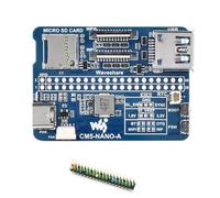 CM5-NANO-A Nano Base Board for Raspberry Pi Compute Module 5 | Compact CM5-Compatible GPIO, USB 3.2, MIPI Interfaces | Evaluation & Integration Board for CM5 Lite/eMMC