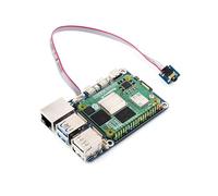 CM5 to Pi 5 Adapter Board, Alternative Solution for Raspberry Pi 5, Onboard Audio Header, Supports Connecting to Microphone, Rich Interfaces (CM5 Not Include)