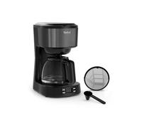 Tefal Cafetière filtre programmable Equinox CM520810 – 900 W – Café moulu – Noir