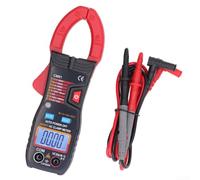 CM81 Multimètre numérique à pince ampèremétrique avec plage automatique, 6000 comptes, écran LCD, tension AC/DC 1 V-600 V, mesure de résistance, capacité et fréquence, pour électricien et industrie