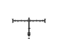 CMA20 - Support Double Ecran Ordinateur 13-32 pouces - Réglable en Hauteur, Inclinable, VESA 75/100
