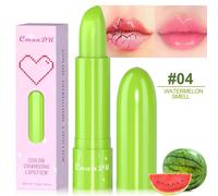 Cmaadu 6 Couleurs Brillant Changeant Rouge À Lèvres Imperméable Teinté Baume À Lèvres Fruits Infusé Brillant Nourrissant Pour Soin Hydratant Des Lèvres.04.Taille Réelle