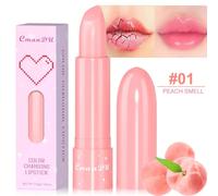 Cmaadu 6 Couleurs Brillant Changeant Rouge À Lèvres Imperméable Teinté Baume À Lèvres Fruits Infusé Brillant Nourrissant Pour Soin Hydratant Des Lèvres.01.Taille Réelle