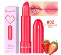 Cmaadu 6 Couleurs Brillant Changeant Rouge À Lèvres Imperméable Teinté Baume À Lèvres Fruits Infusé Brillant Nourrissant Pour Soin Hydratant Des Lèvres.02.Taille Réelle
