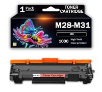 CMADJT Cartouche de Toner Compatible HP M28-M31, Cartouche d'encre Noire avec Puce, Compatible avec Les imprimantes Multifonctions HP LaserJet Pro M15w, M15a, M28w, M28a, M31w,Black-1PCS