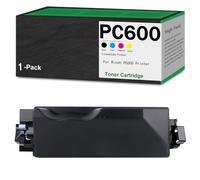 CMADJT Cartouche de Toner Couleur Haute capacité Compatible PC600, remplaçant Les Cartouches d'encre Ricoh 408314, 408315, 408316 et 408317. Fonctionne avec l'imprimante Ricoh PC600,Black-1Pack