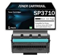 CMADJT Cartouche de Toner Haute capacité SP3710/SP3710X remanufacturée avec Puce de Remplacement pour imprimantes/copieurs Laser Ricoh Aficio SP3710SF, SP3710DN, M320F et P311,3500Page-1PCS