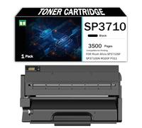CMADJT Cartouche de Toner Noir SP3710/SP3710X avec Puce de Remplacement pour imprimantes Laser Ricoh Aficio SP3710SF SP3710DN M320F P311. Impression Nette, Haut rendement,3500Page-1PCS