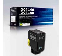 CMADJT Cartouche de Toner XC4140 XC4150 24B6717 24B6718 24B6719 24B6720 (avec Puce) Fonctionne avec Les imprimantes Laser Lexmark XC4140 XC4150 XC4143 XC4152 XC4153 Produits de Bureau,Cyan-1Pack
