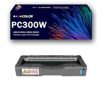 CMADJT Cartouches de Toner Haute capacité PC300W MC250FW (références 408340 408341 408342 408343) compatibles avec Les imprimantes Ricoh PC300W PC301W PC311W MC250FW MC250FWB MC251FW,Cyan-1Pack