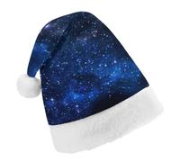 Cmagnifico Chapeau de Noël, Aurore Ciel étoilé Espace Ciel étoilé Ciel étoilé Chapeau pour diverses fêtes de fin d'année
