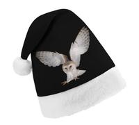 Cmagnifico Chapeau de Noël, chapeau de chouette effraie pour diverses fêtes de fin d'année