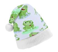 Cmagnifico Chapeau de Noël, motif grenouilles pour diverses fêtes de fin d'année