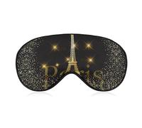 Cmagnifico Masque pour les yeux en tissu lisse, tour Eiffel de Paris, masque de sommeil, masque de sommeil avec bandeau réglable pour homme, femme