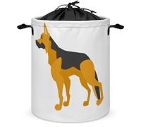 Cmagnifico Panier à linge avec cordon de serrage, berger allemand, panier à linge avec poignée