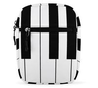 Cmagnifico Sac à bandoulière, sac à bandoulière, clés de piano de musique, sac à bandoulière, petit sac à bandoulière multifonction pour le travail, les voyages d'affaires