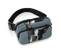 Cmagnifico Sac banane Boston Terrier, sac banane réglable pour course à pied, marche, randonnée, comme sur l'image, 20x13cm