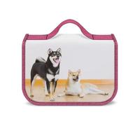 Cmagnifico Shiba Inu Trousse de toilette à suspendre pour chien, trousse de maquillage imperméable pour voyage, affaires, vacances, Shiba Inu Dog, Taille unique