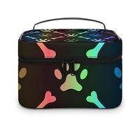 Cmagnifico Trousse à cosmétiques, trousse de maquillage de terrain de golf, trousse de toilette de voyage en cuir pour femme, Style 10, 25x18x15cm