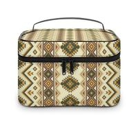 Cmagnifico Trousse à cosmétiques, trousse de maquillage de terrain de golf, trousse de toilette de voyage en cuir pour femme, Style-2, 25x18x15cm