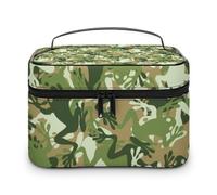 Cmagnifico Trousse à cosmétiques, Zombies Dead Men Walking Body at Night Trousse de maquillage en cuir pour femme, Style-2, 25x18x15cm