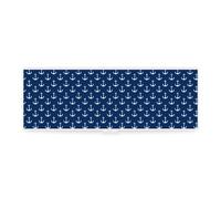 Cmagnifico Trousse à crayons, ancre nautique à pois, boîte de papeterie simple, 19,5 x 6,8 x 3 cm, Style :, Taille unique, Trousse à crayons