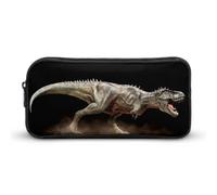 Cmagnifico Trousse à crayons, fleur de prunier, sac de papeterie, sac de voyage d'affaires ou petite boîte à outils, trousse de maquillage pour filles, Dinosaure Rex Tyrannosaure, 22*12*5cm, Trousse à