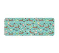 Cmagnifico Trousse à crayons, motif chien saucisse, boîte de papeterie simple, 19,5 x 7,1 x 2,7 cm, Style :, Taille unique, Trousse à crayons