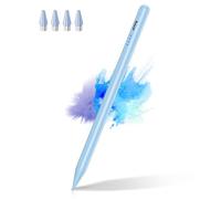 CMARS Stylet actif pour écran tactile, stylet universel pour tablette Apple iPad/iPhone/Samsung/Huawei/Xiaomi/Android et autres appareils, stylo numérique rechargeable bleu