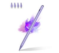 CMARS Stylet pour écran tactile, stylet universel pour tablette, iPad, iPhone, Samsung, Huawei, Xiaomi, Android et autres appareils, stylet numérique rechargeable avec fonction magnétique - Violet