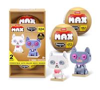 CMAX Build More Premium Bricks Fuggler Alley Cats Collection (2 Pack) de ZURU, Capsules de Briques de Construction en Plastique pour Adolescents et Adultes