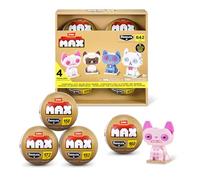 CMAX Build More Premium Bricks Fuggler Alley Cats Collection (4 Pack) de ZURU, Capsules de Briques de Construction en Plastique pour Adolescents et Adultes