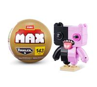 CMAX Build More Premium Plastic Building Bricks Fuggler Baddies Collection (Wide Eyed Weirdo) de ZURU, constructions monstrueuses Glamour en Vert, Marron et Rose pour Adolescents