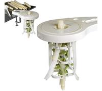 CMBJXL Éplucheur d'asperges, éplucheur spécial avec 6 Lames de précision, Couteau à éplucher spécial pour Asperges, Pince en Spirale et Pilon, éplucheur d'asperges Manuel, Non électrique