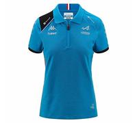 Kappa Polo Femme Acrew BWT Alpine F1 Team Officiel Formule 1 - Bleu - XS