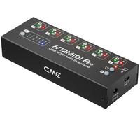 CME H12MIDI Pro - Interface MIDI USB hôte premium avec routeur, filtre et mappage, TRS A/B et USB-C, 480 canaux, alimentation double 9V/5V, idéale pour configurations complexes et pedalboards
