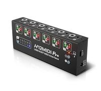 CME H12MIDI Pro - Interface MIDI USB Host avec Routage, Filtrage et Mapping, TRS A/B et USB-C, 480 Canaux, Double Alimentation 5V/9V, Idéale pour Configurations MIDI Complexes et Pedalboards