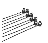 CME MIDI Cable Pack de 4 - 60 cm, DIN MIDI 5 Broches, Profil Bas, Connecteurs Ultra Fins à Angle 45°, Idéal pour Interfaces MIDI, Pedalboards et Claviers