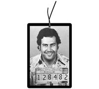 CME.Promo Lot de 2 arbres parfumés avec motif Pablo Escobar, diffuseur de parfum, Auto Tuning